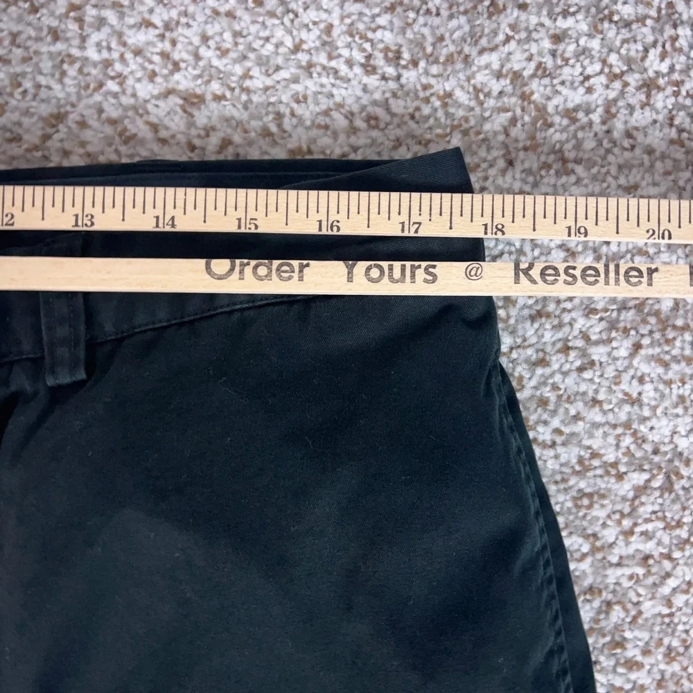 Polo Ralph Lauren Pants Mens 38x32 Black Philip Casual Cotton Chino Trousers